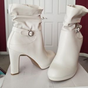 Otis zipper heel bootie